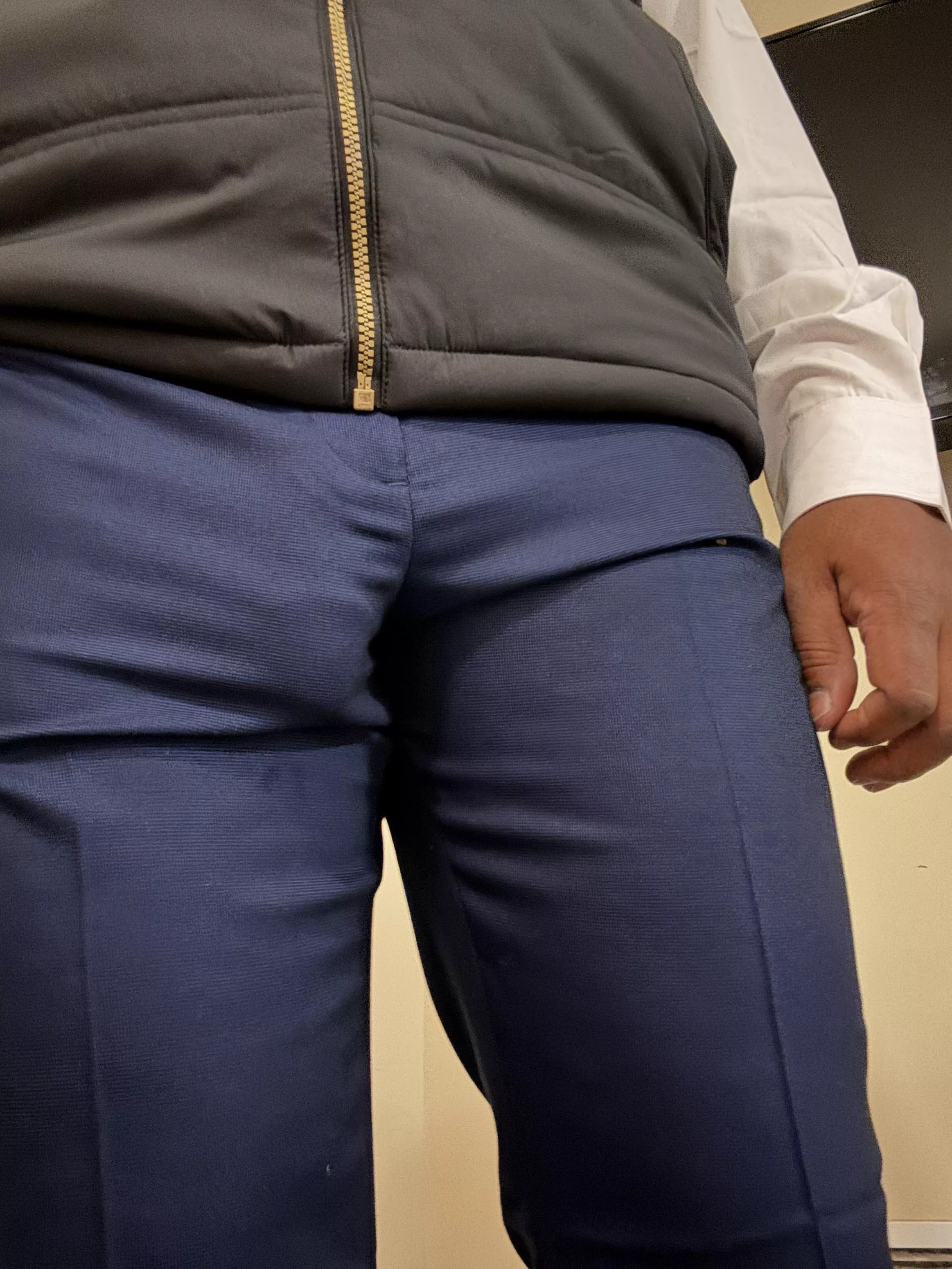 Work break room…everybody was staring!