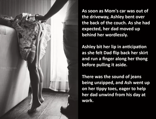 [F/d] Ashley knows what dad needs when mom is gone..