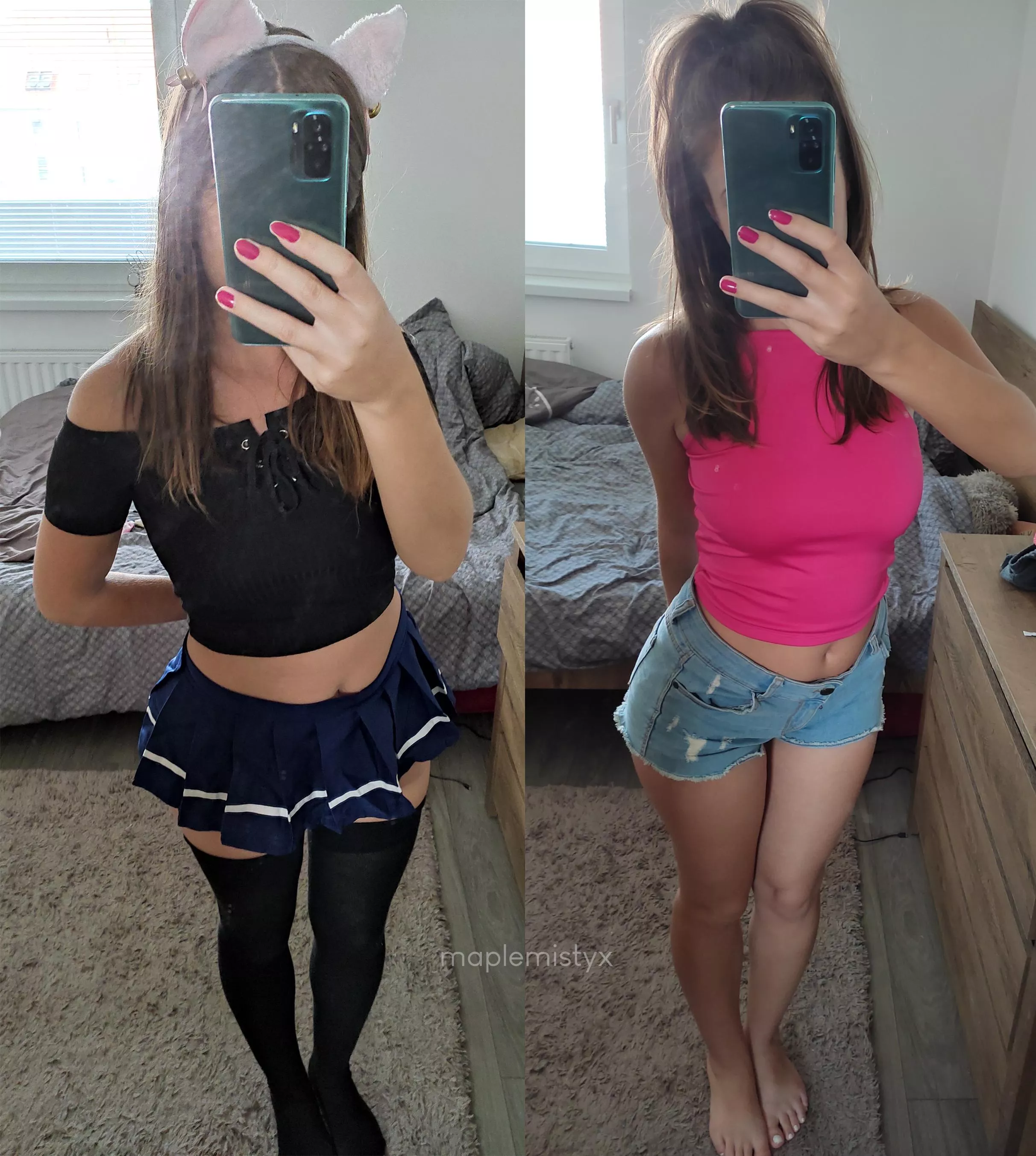 First or second outfit?