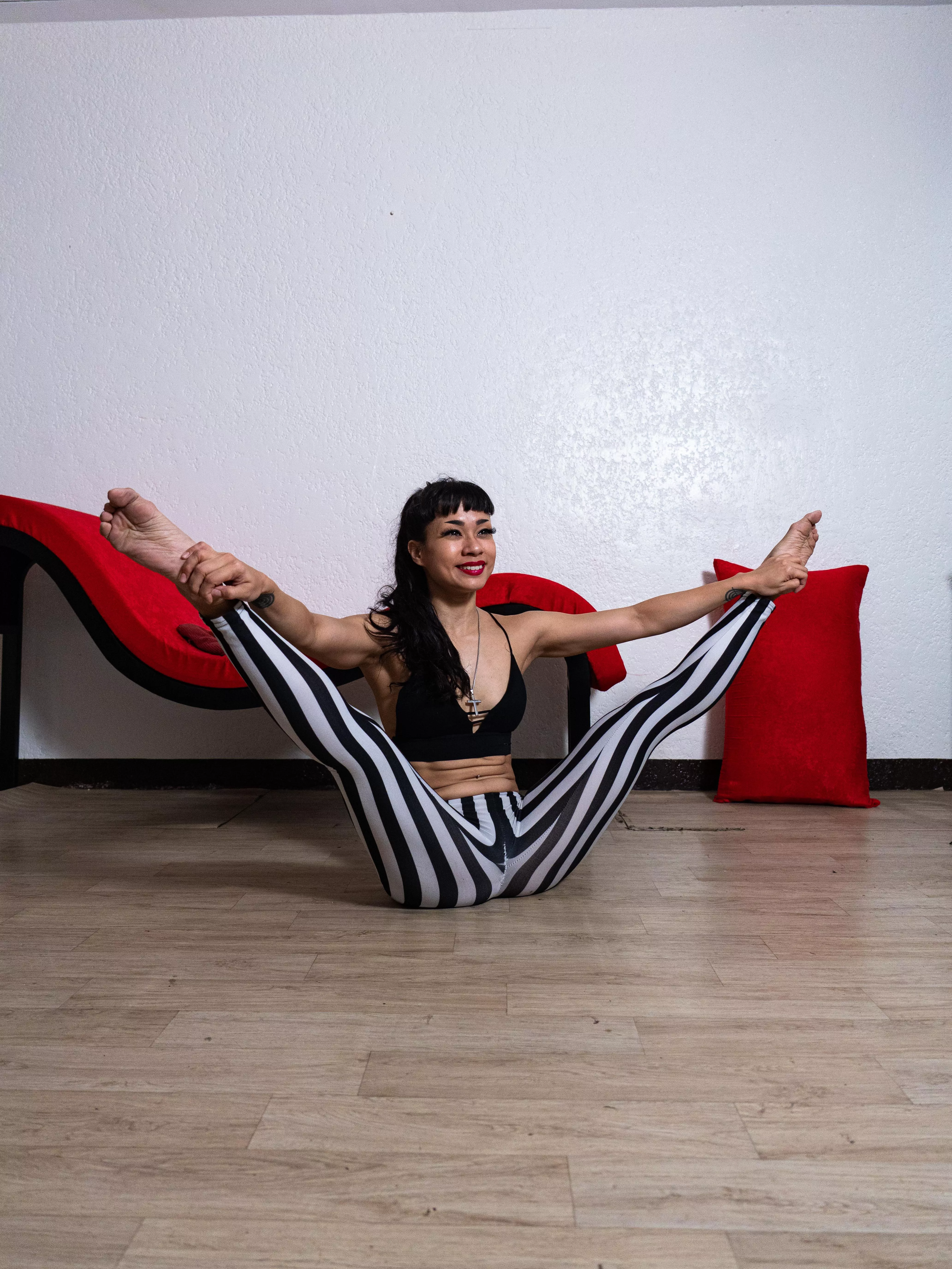 In your hands I place my legs