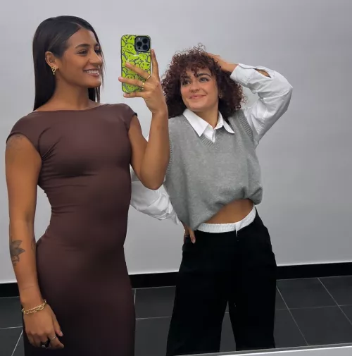 Marine Boyer and Coline Devillard - French gymnasts