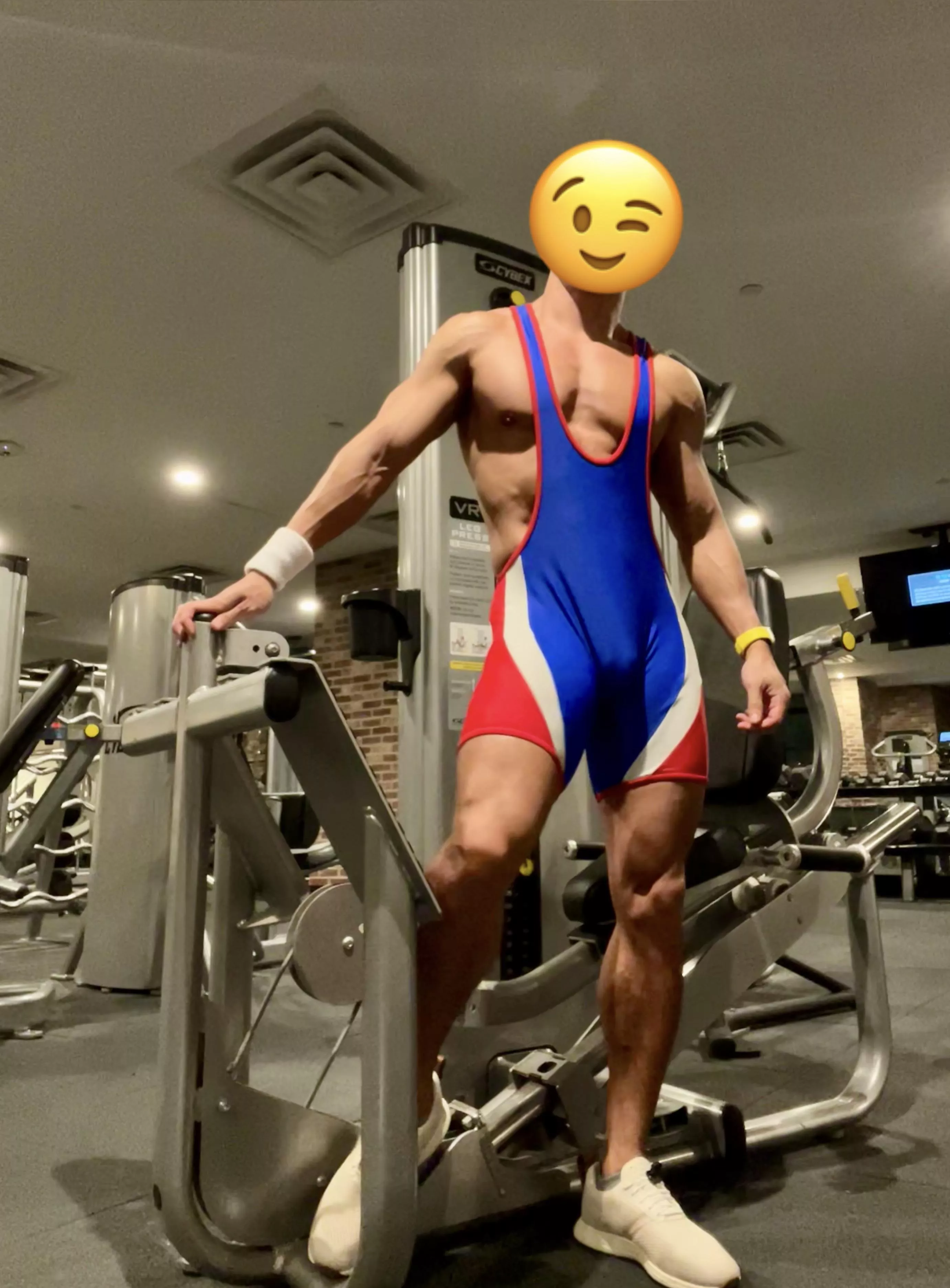 Singlet Saturday at the gym