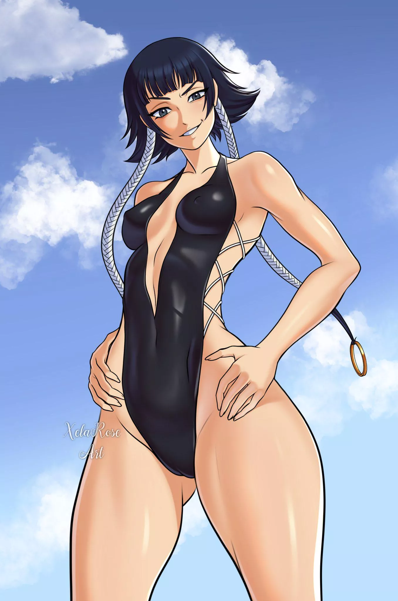 Soi-Fon's swimsuit