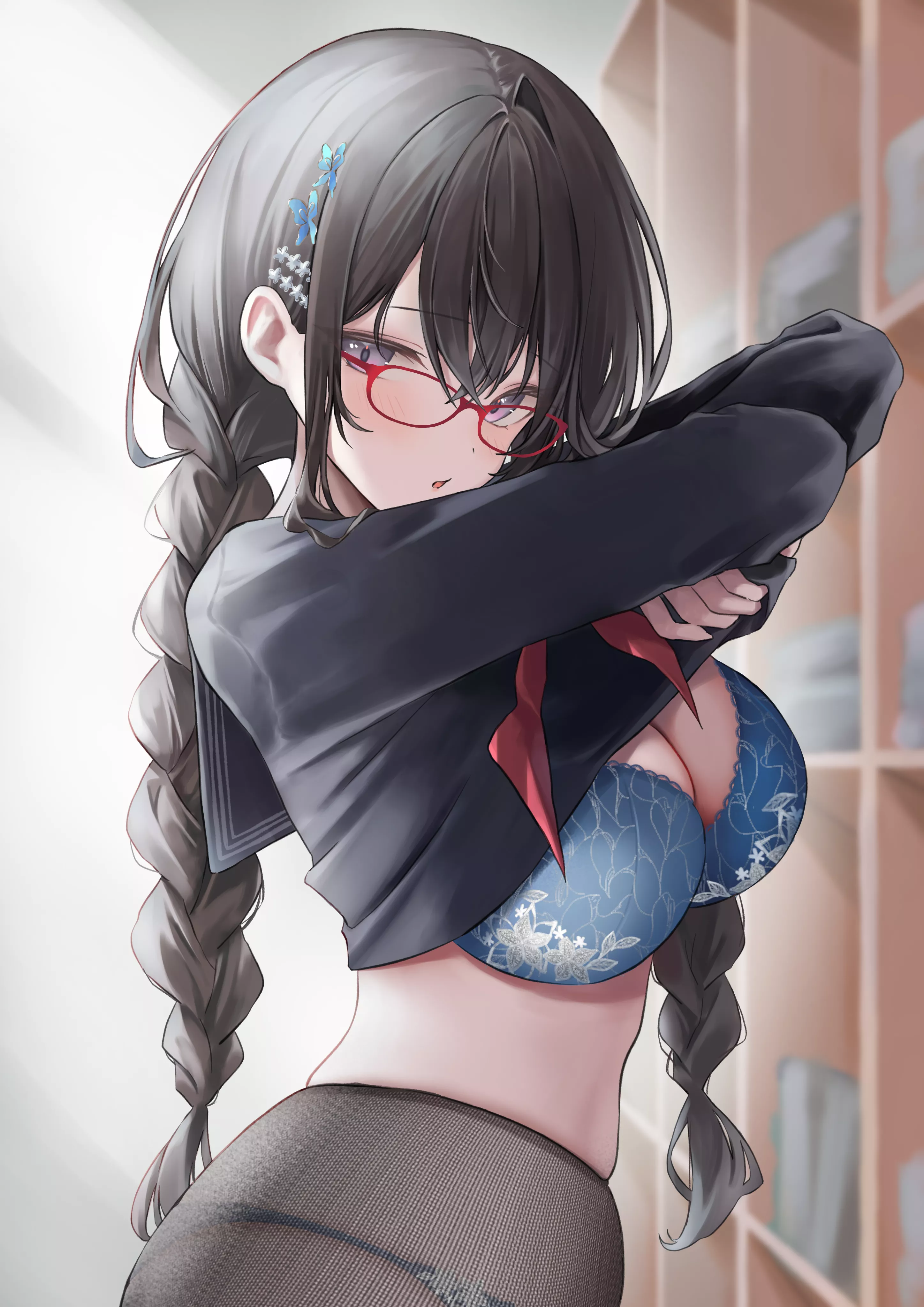 Undressing Megane Girl