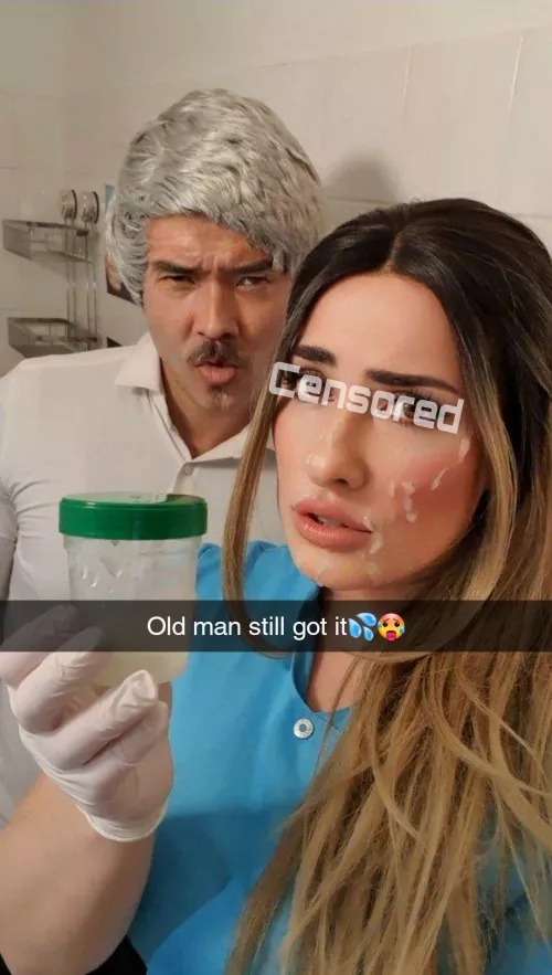 Another selfie at the sperm bank