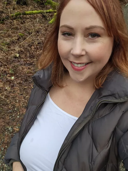 Hiking in the rain is the best!