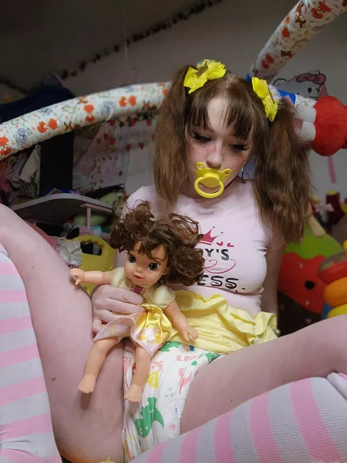 Me and Dolly are ready to play now😁🥰