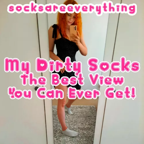 My Dirty Socks - The best view you can ever get stupid beta virgin loser socks baby boy!