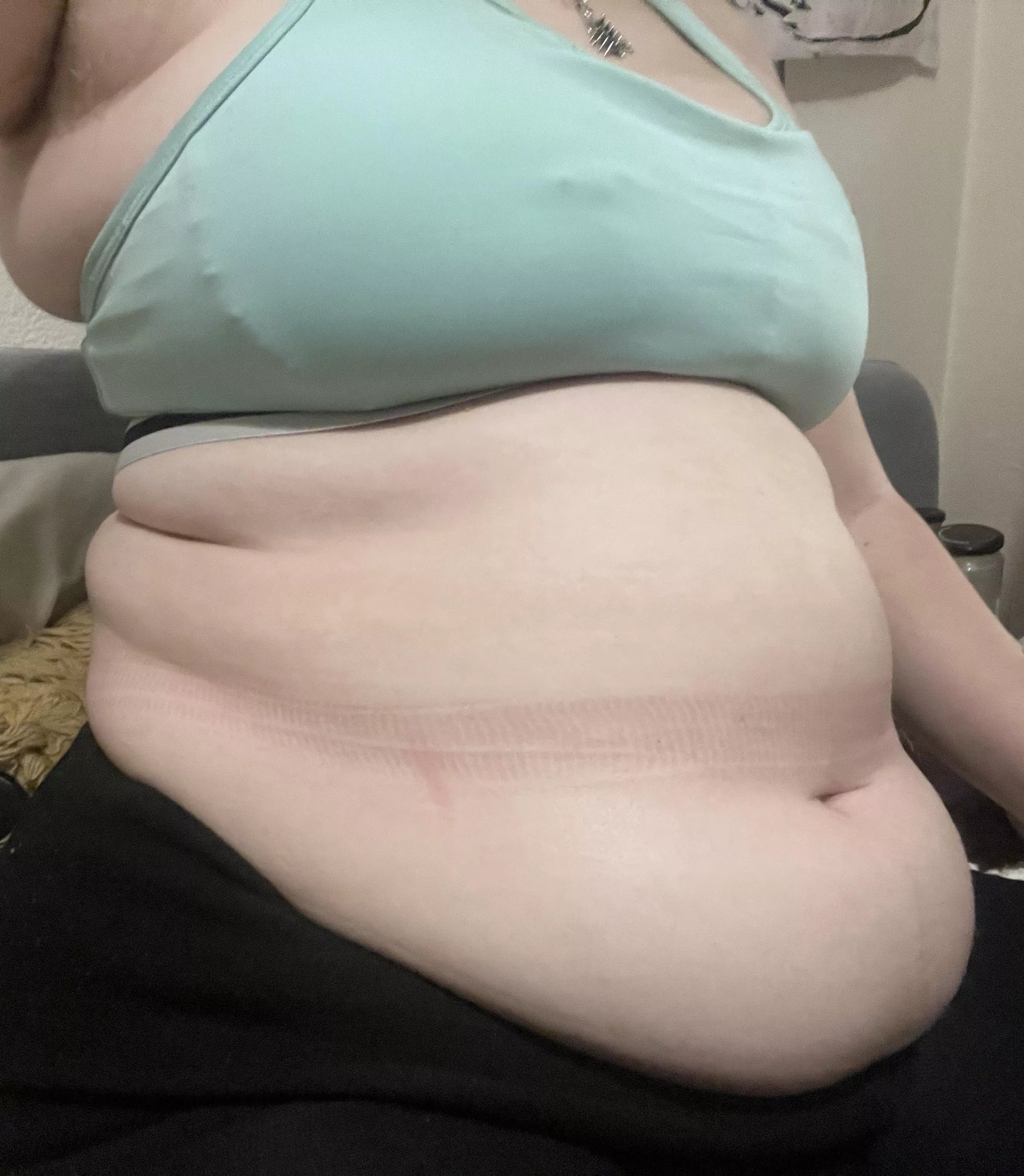 My pre stuffing belly is getting big now