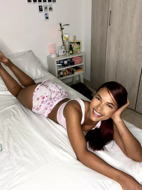 My smile or my booty which is more sweet