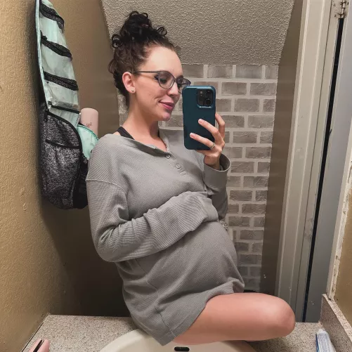 None of my pants fit around my belly anymore