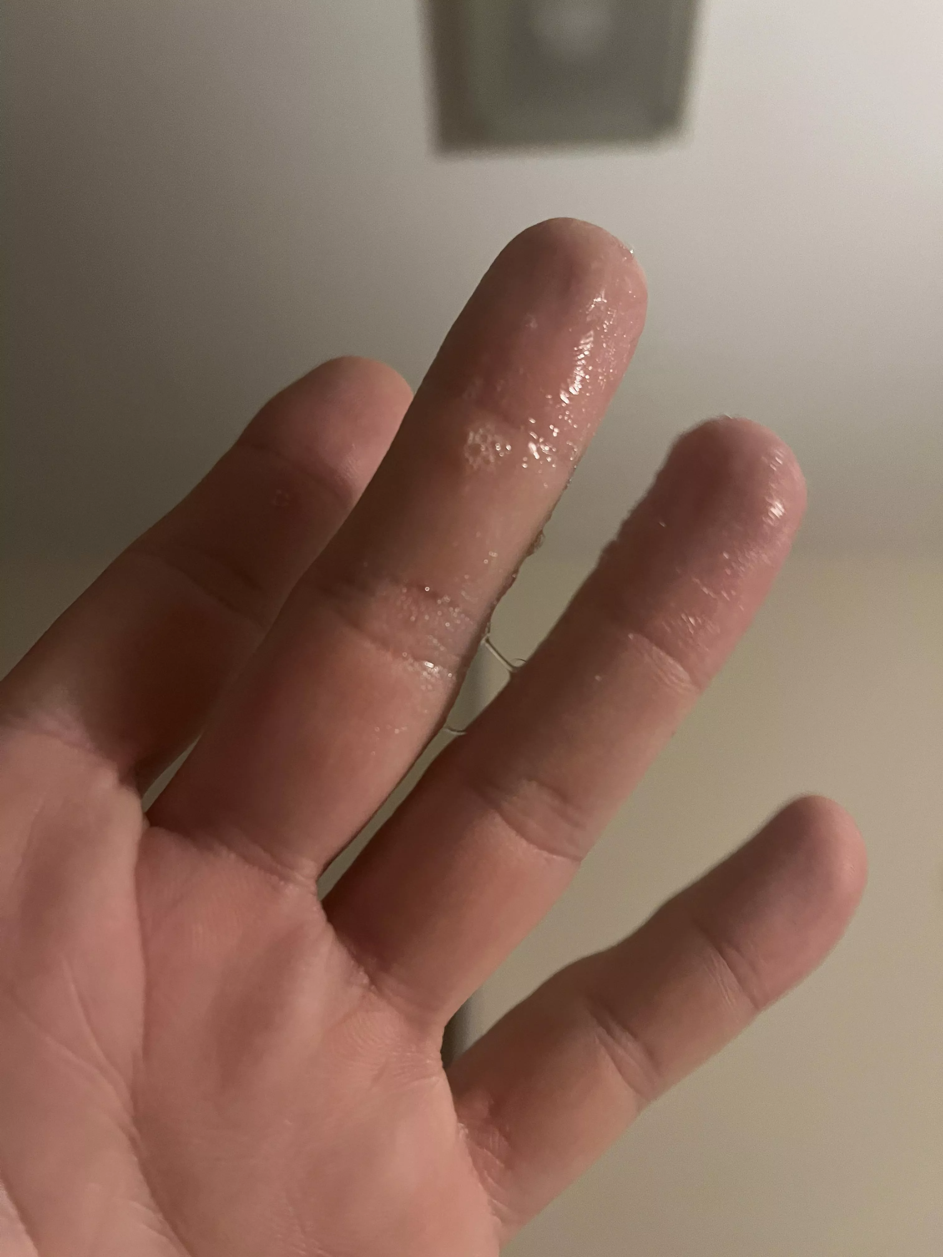 This is how wet he gets when running throught the shield when I am denied🫠🫠