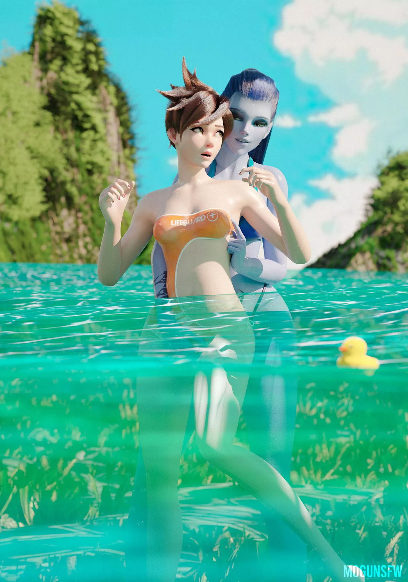 Tracer Widowmaker (MoguNSFW)