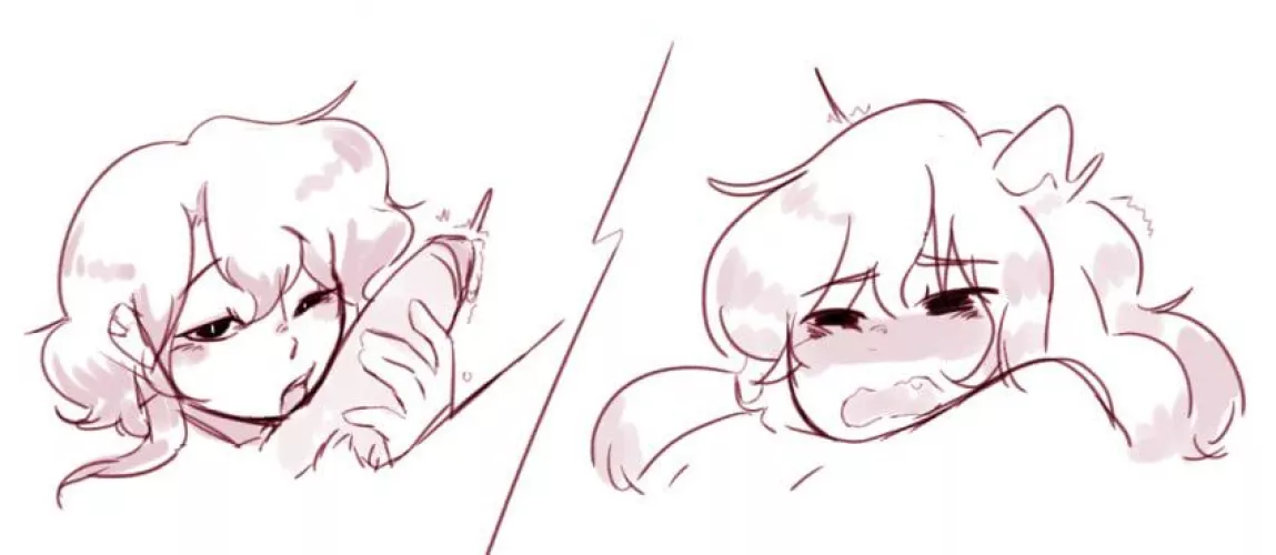 What [Asriel] sees vs What [Chara] sees (channydraws)
