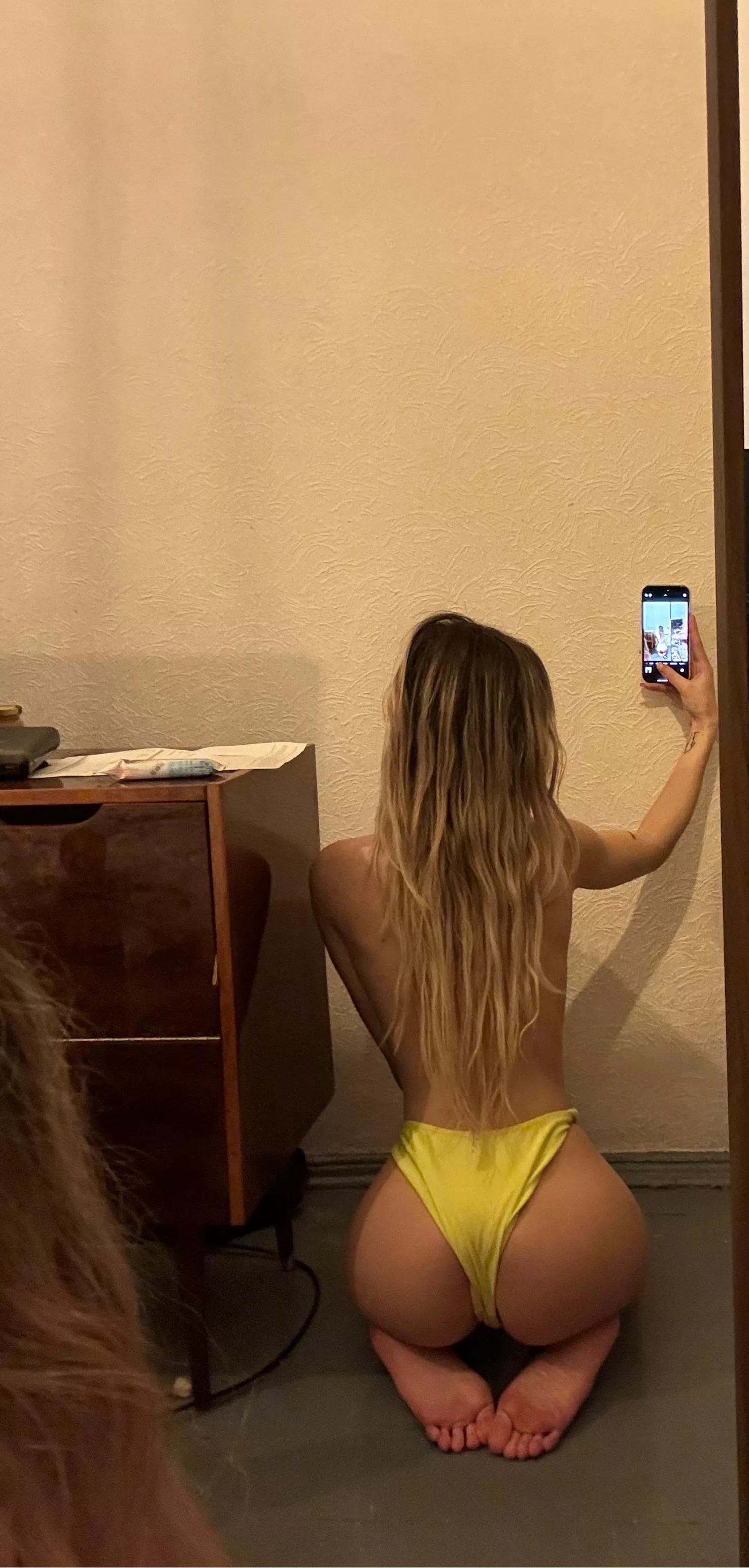 Where would you drop your load, my teen booty or my feet?