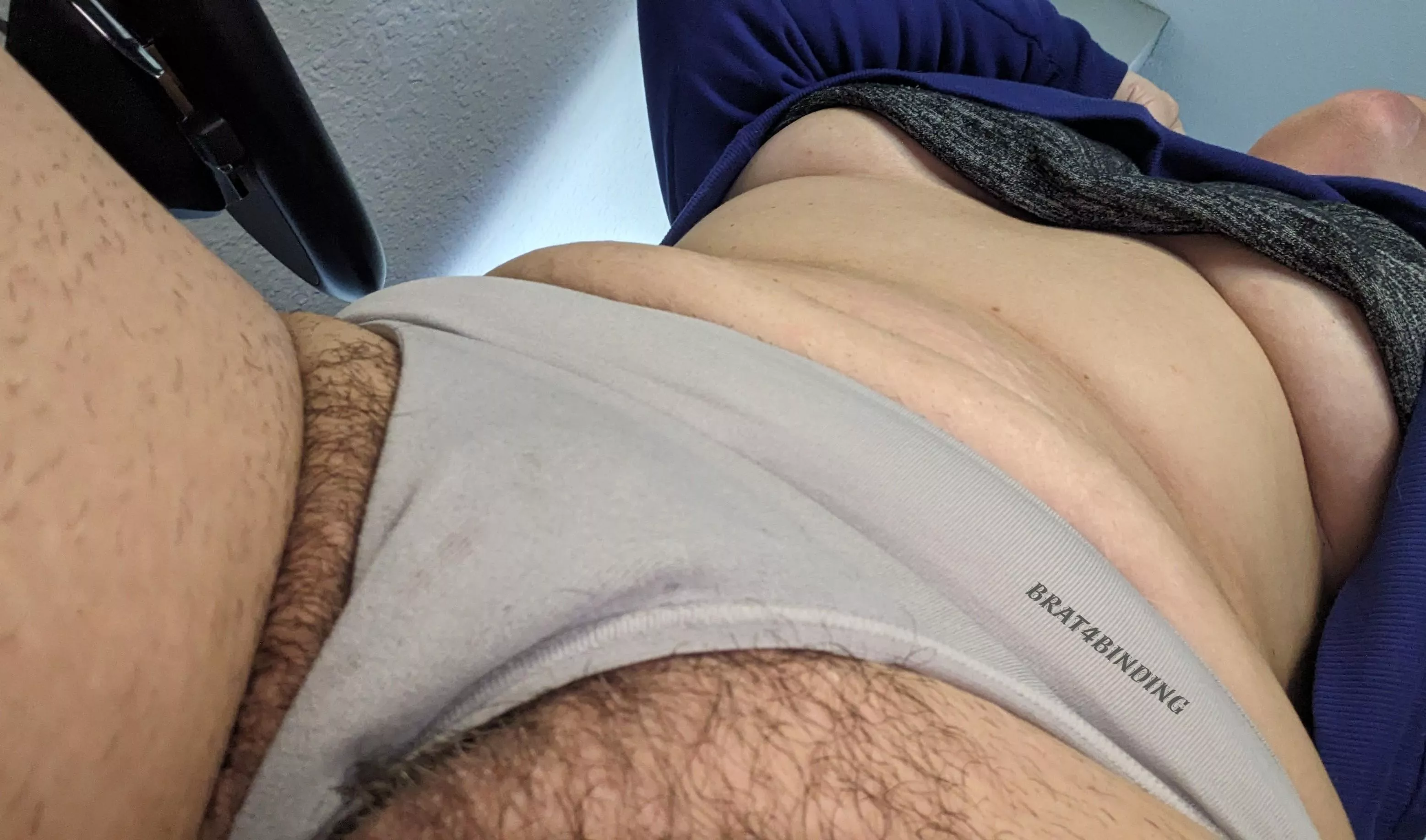 Your view before you pull these panties off and feast