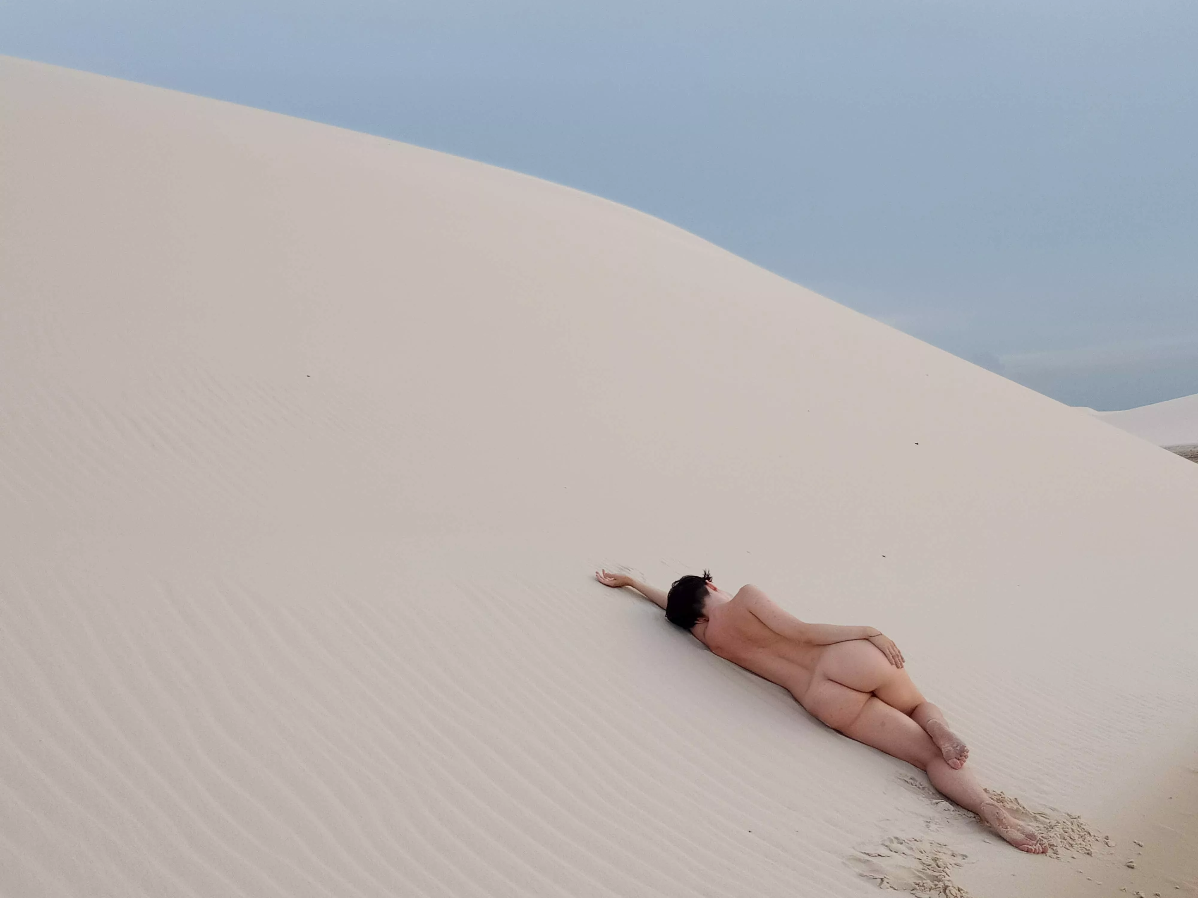 A little sand in the 🍑🙂