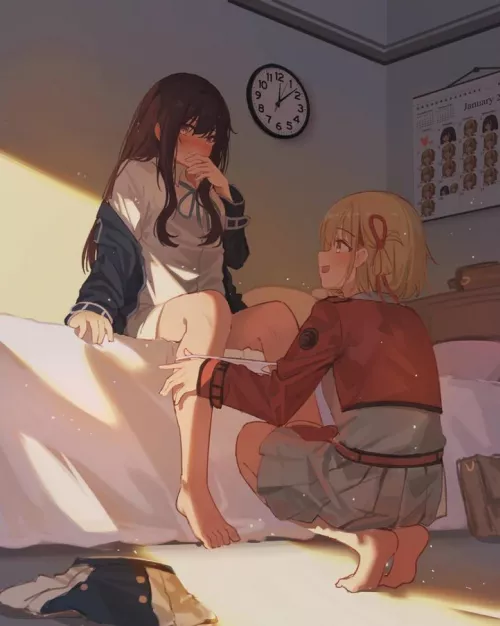 After a long day of work [Lycoris Recoil]