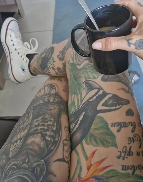 Coffee and converse? Coffee and converse.