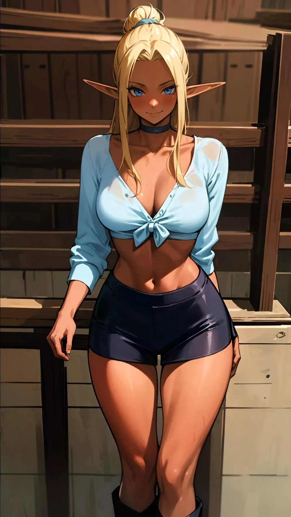 Just smile and close your eyes.