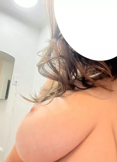 She loves tempting me. Would you like to share her nipples with me?