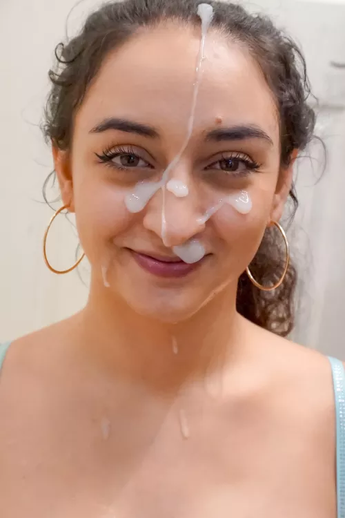 Smiling, like a good little cum slip that I am