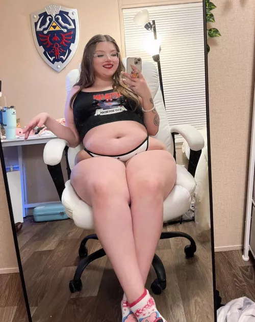 Soon I won’t be able to fit into my XL desk chair 😆