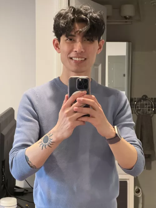 Trying a wave perm for the first time. I think I like it!