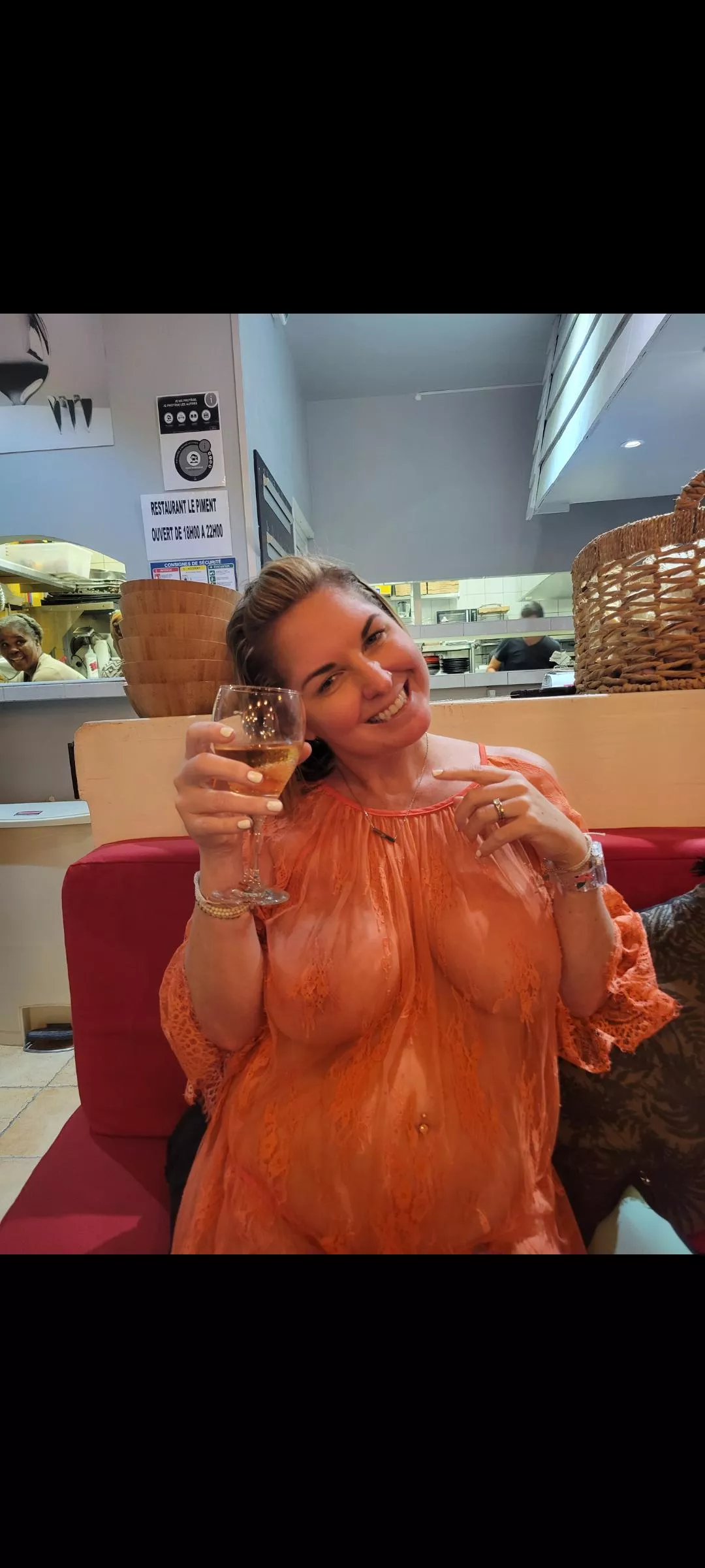 After a long beach day a coverup and nothing else seemed appropriate.