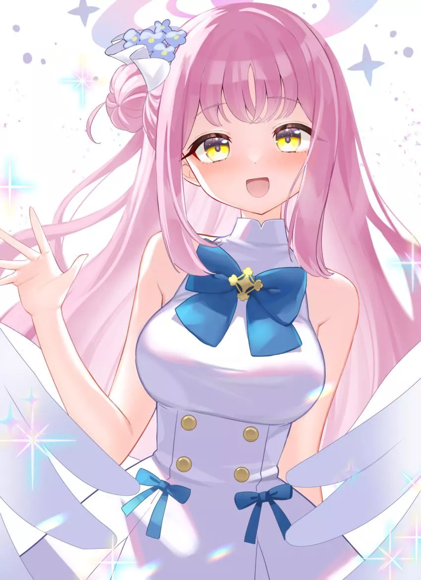 Cute and sexy angel waifu