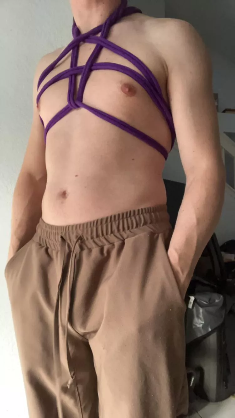 First time trying Shibari 😅could be worse