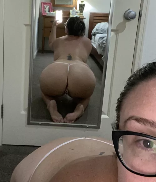 My ass eats this thong