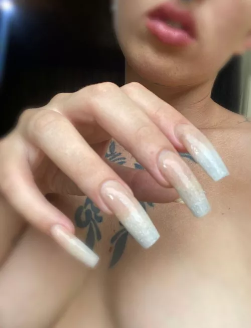 My nails are beautiful, don't you think?