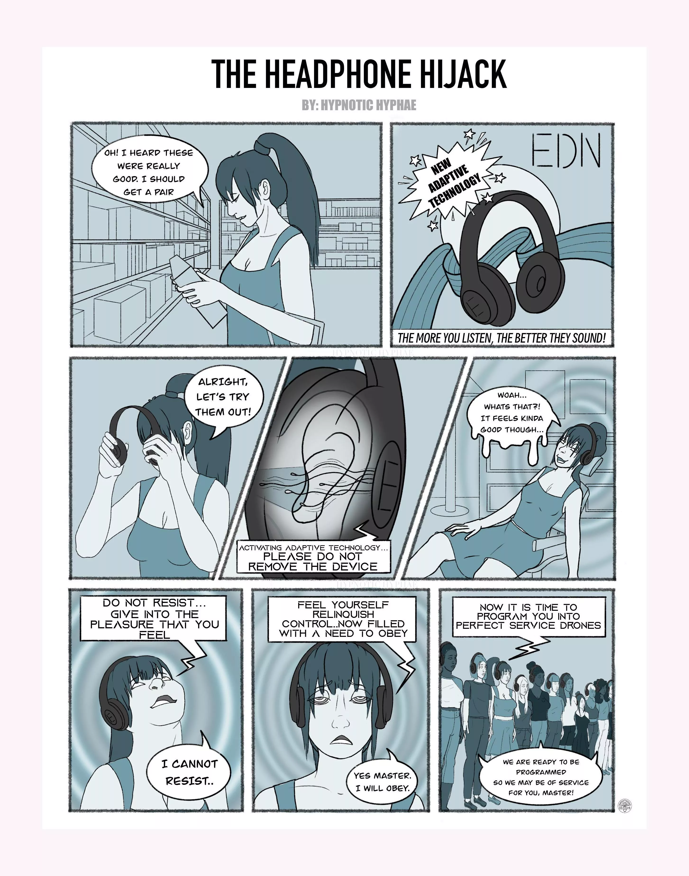 The Headphone Hijack [Hypnotic Hyphae] [alien tech] [mind control] [dronification]