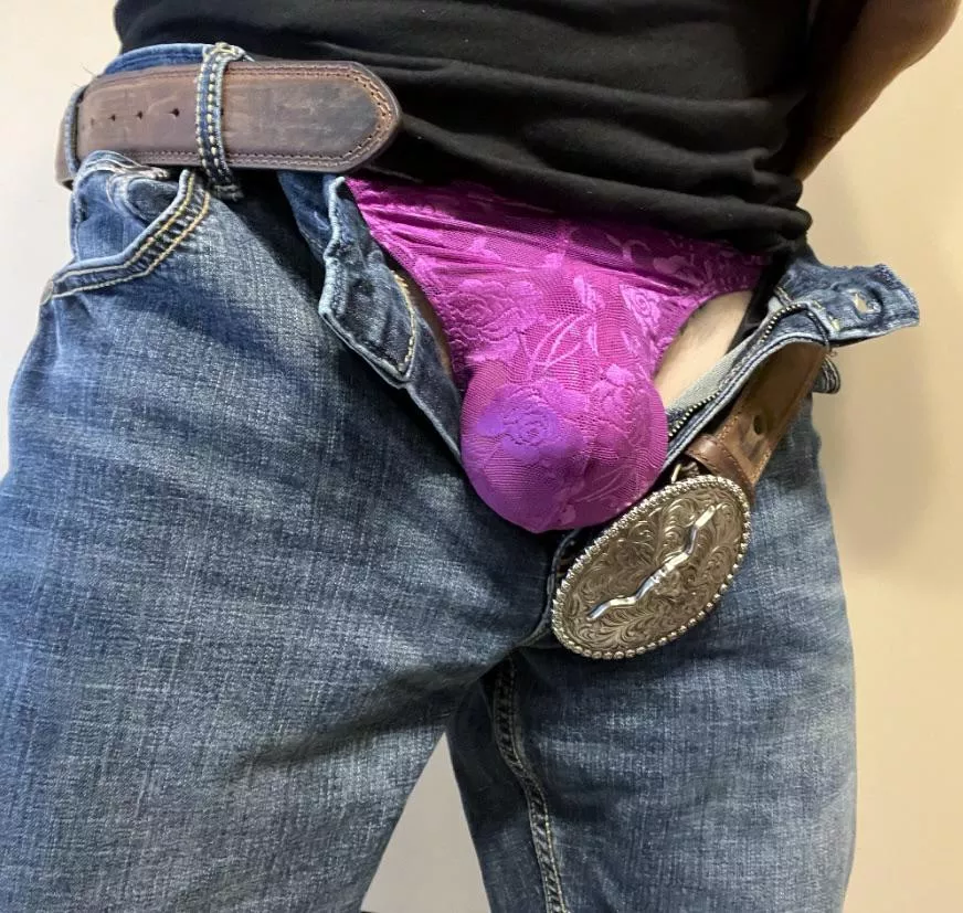 Who says cowboys can’t wear lace thongs?