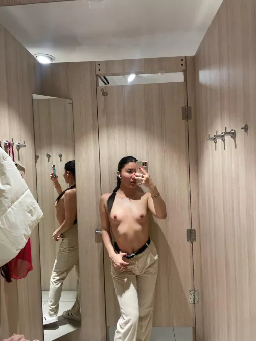 Would you like to join me in the fitting room?