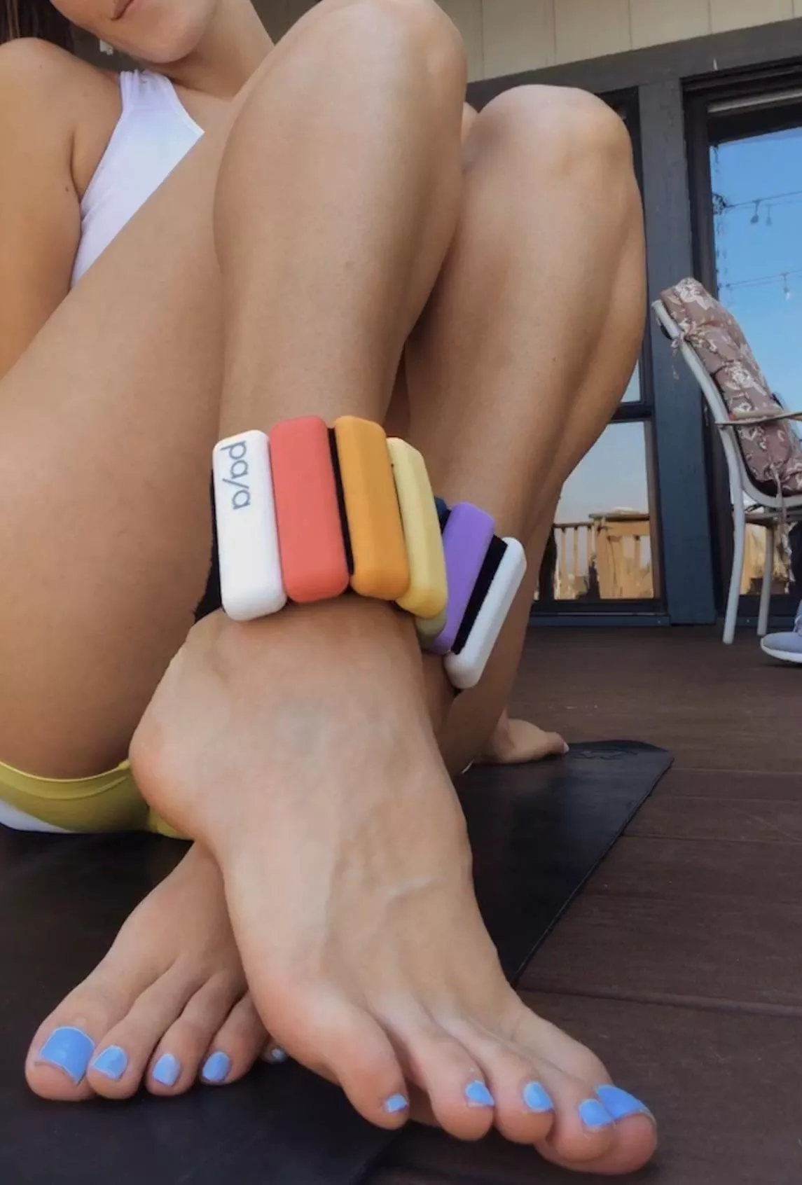 After some yoga I really need them massaged and clean. Who would volunteer?