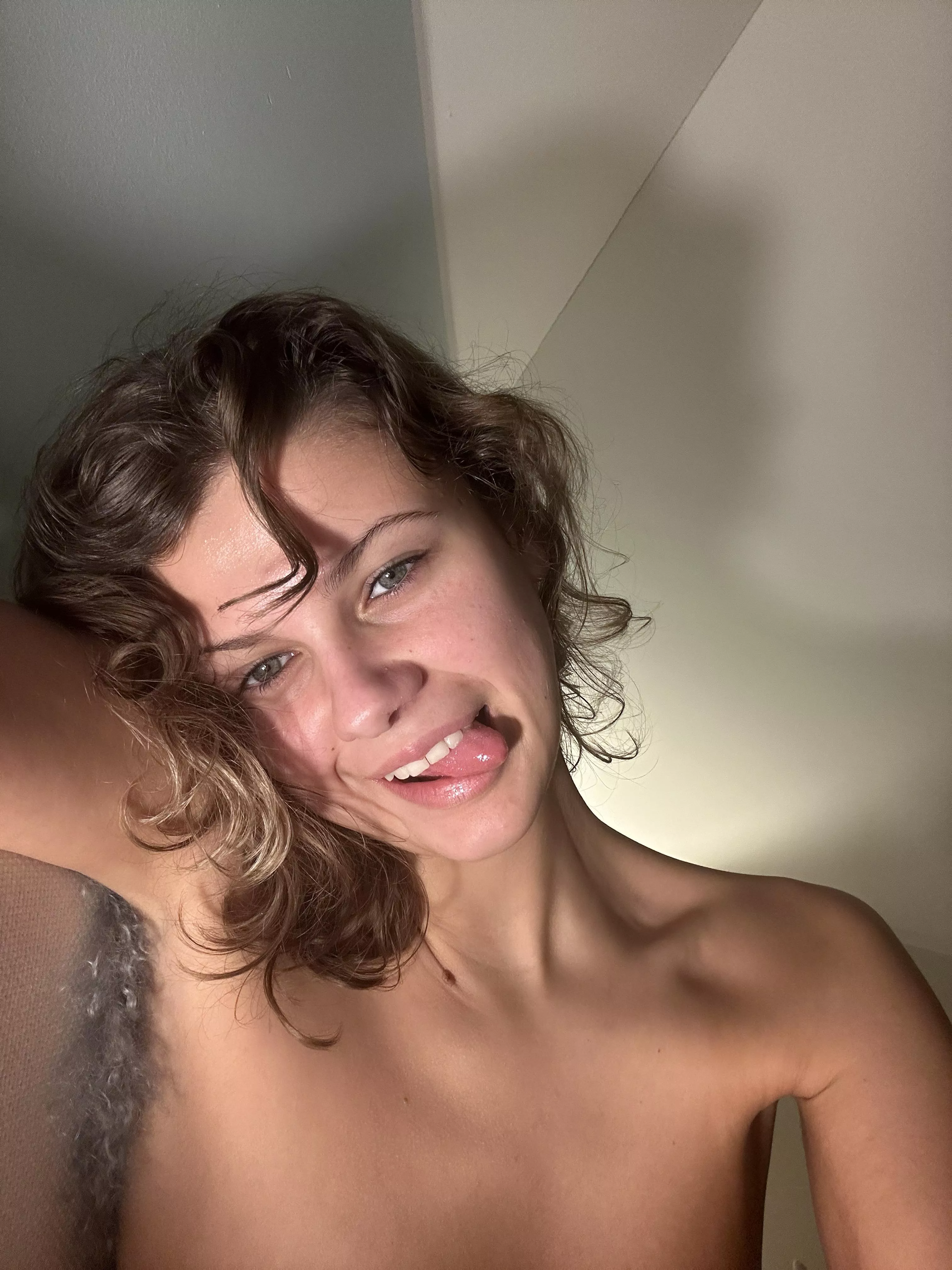 Can I spit on your dick and suck it wild ?