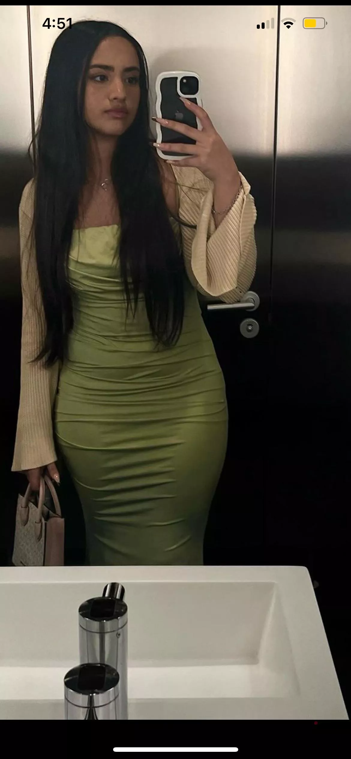 Green dress