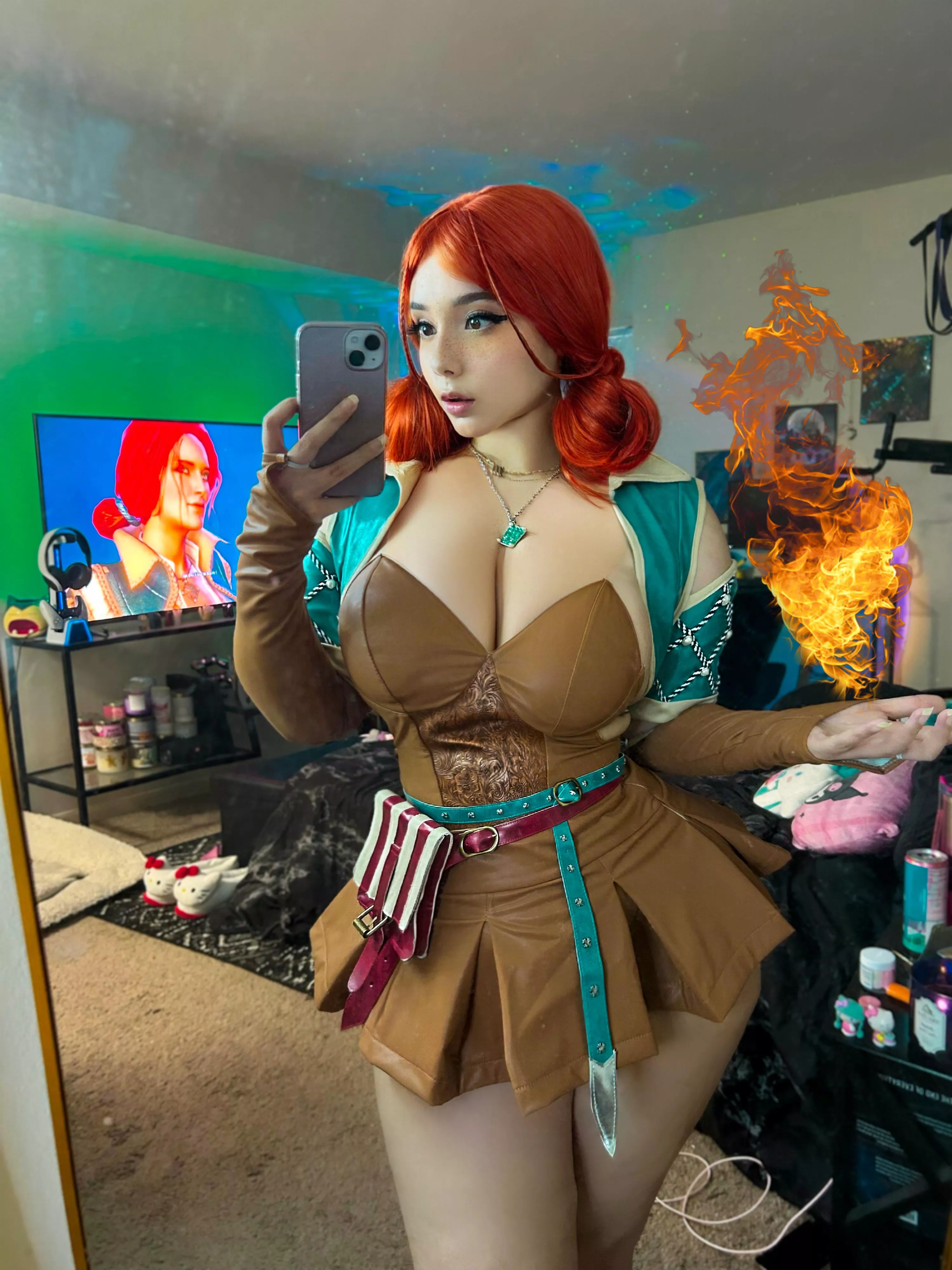 My Triss Merigold cosplay from Witcher 3