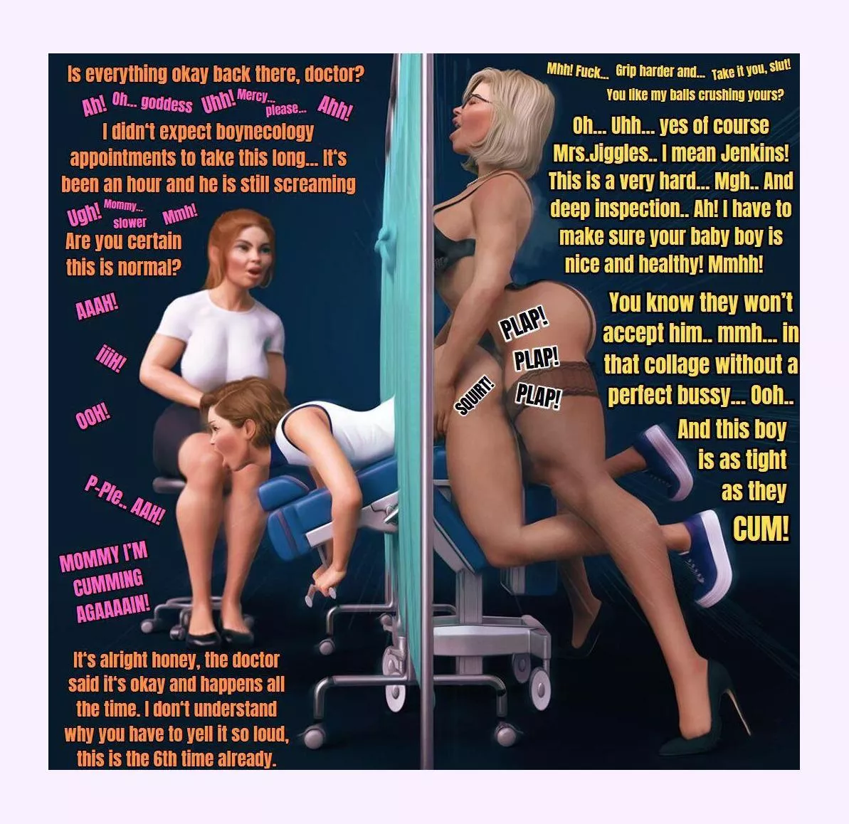 Once young men reach adulthood it is mandatory for them to get their prostates checked by their local boynecologist. Speak to your local boynecologist for an appointment today!