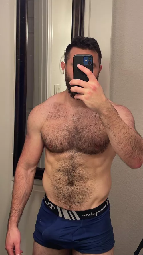 Sweaty pecs are okay right?