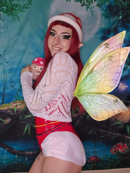 You stumbled upon a wild mushroom diaper fairy! Will you follow her to the land of Sog?