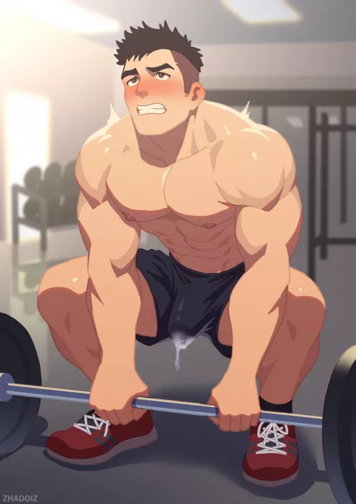 At the gym (Zhadoiz)