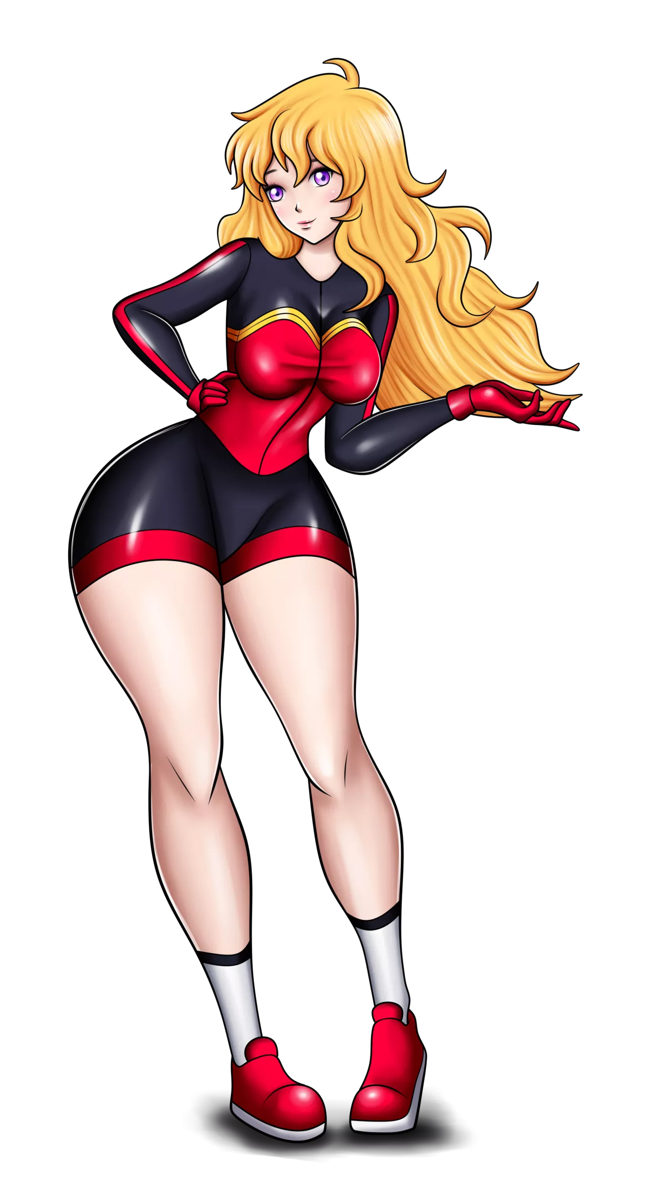 Cyclist outfit Yang (fepsartist) [rwby]