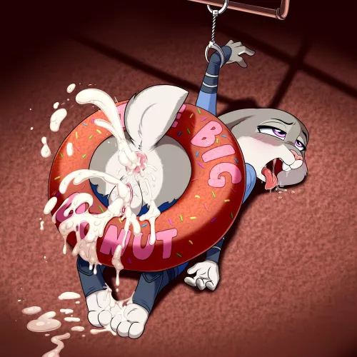 Filling her holes full of cream~ (lonbluewolf)