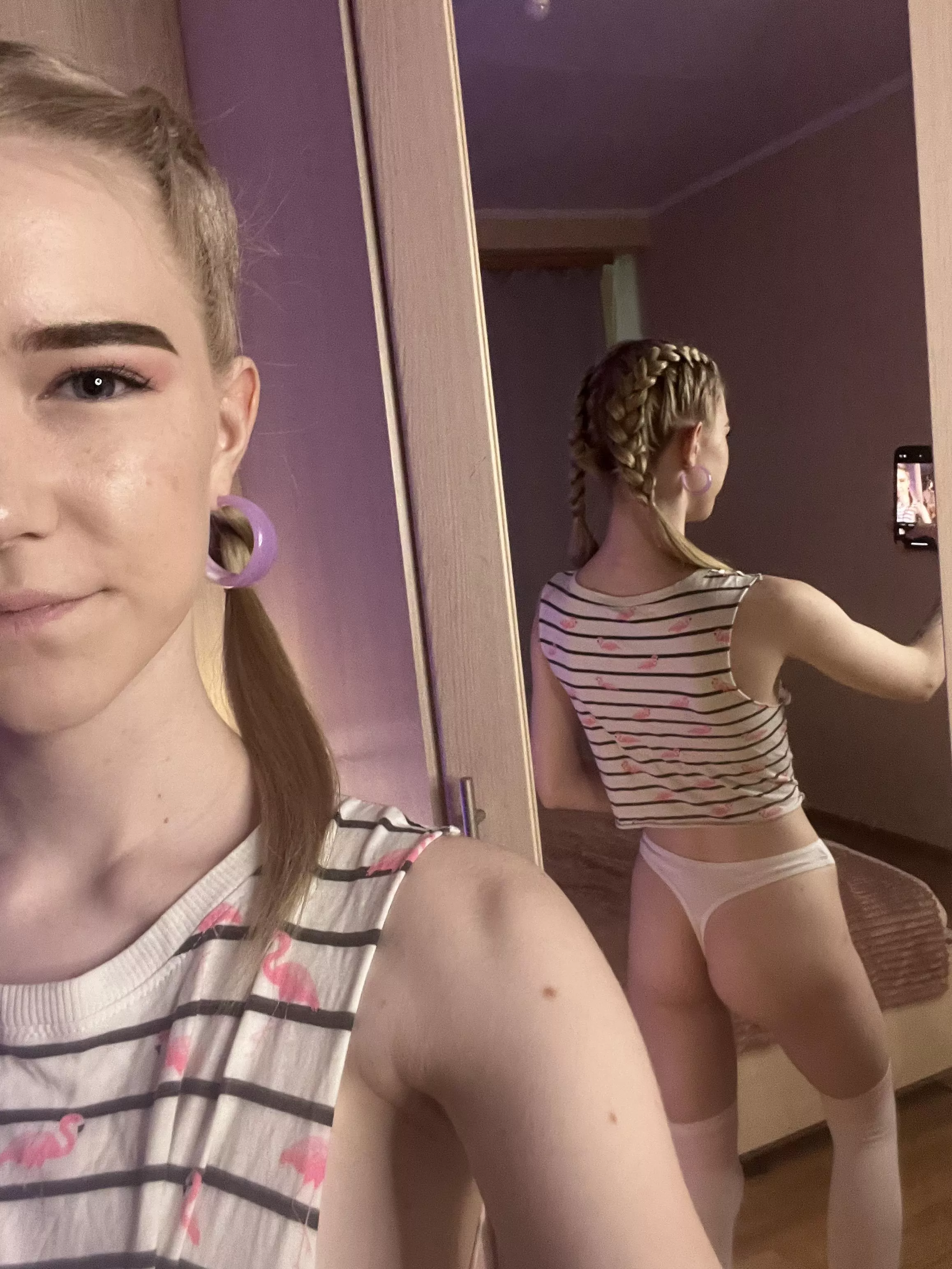 I like to think I'm cute on both sides