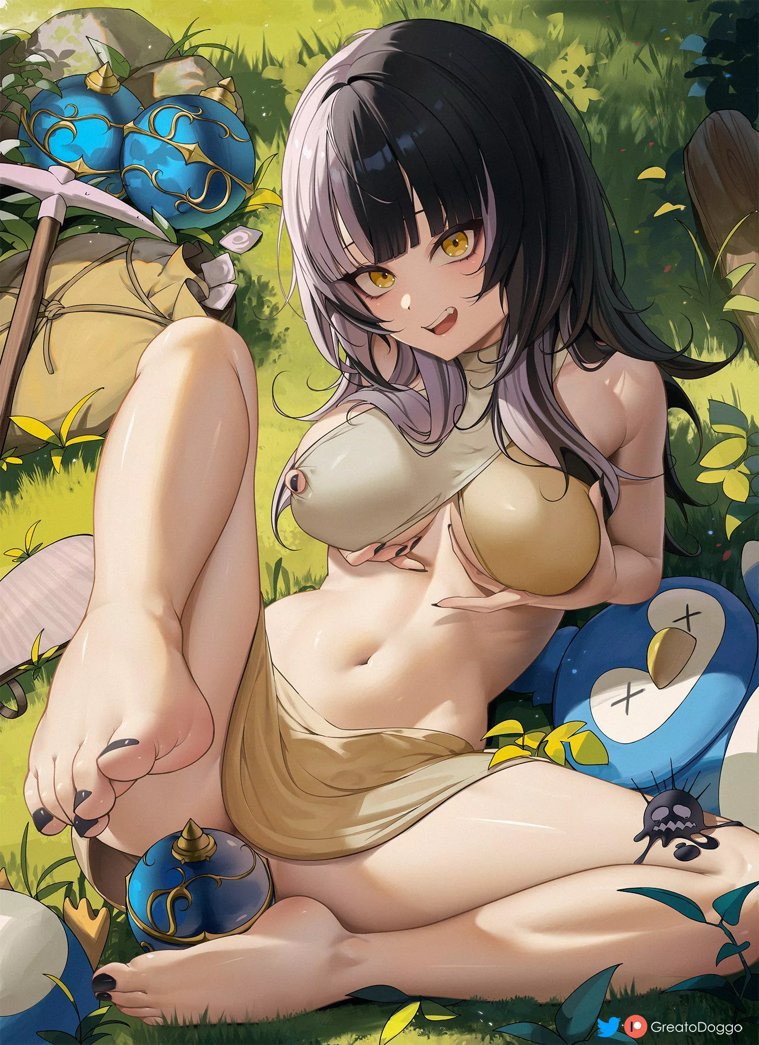 Shiorin's feet are ready to pleasure [Hololive]