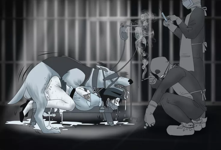 All her life she wanted to be a cop but now she’s just a doggy cumdump (ante90)