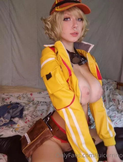 Cute little outfit with huge tits